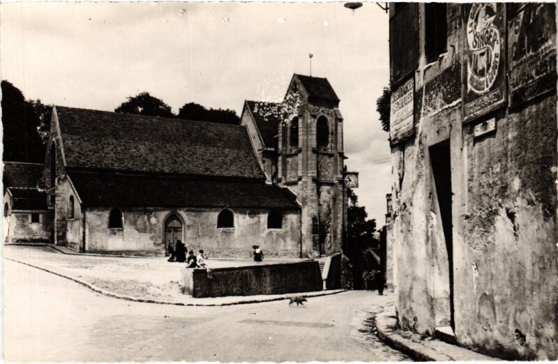 Carte postale ancienne Villeneuve le Roi Eglise du Haut Pays à Villeneuve-le-Roi