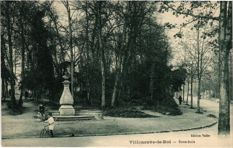 Carte postale ancienne Villeneuve le Roi Sous bois à Villeneuve-le-Roi