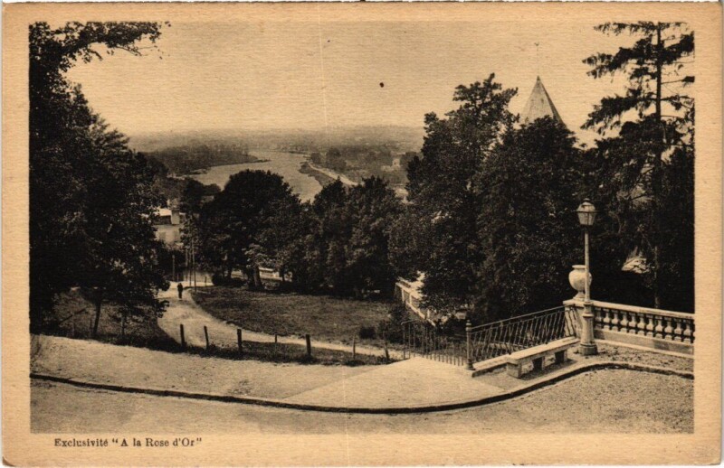 Carte postale ancienne Villeneuve Saint-Georges vue sur la vallee de la Seine à Villeneuve-Saint-Georges