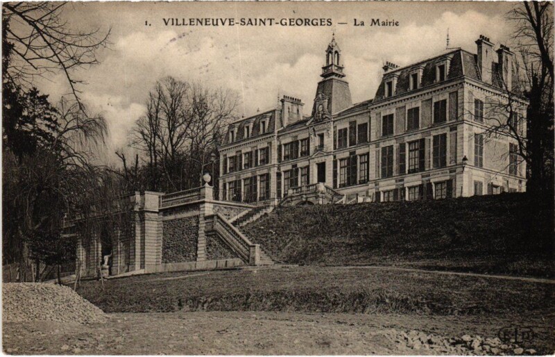 Carte postale ancienne Villeneuve Saint-Georges La Mairie à Villeneuve-Saint-Georges