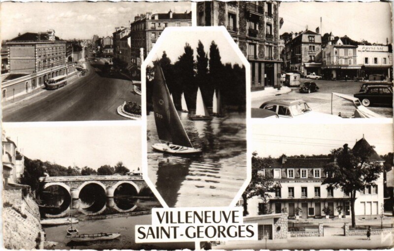 Carte postale ancienne Villeneuve Saint-Georges souvenir à Villeneuve-Saint-Georges