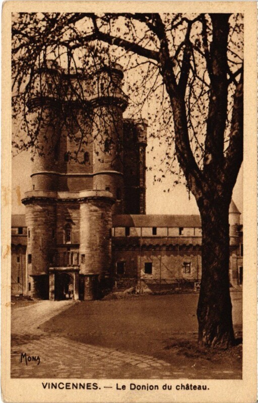 Carte postale ancienne Vincennes Le Donjon du chateau à Vincennes