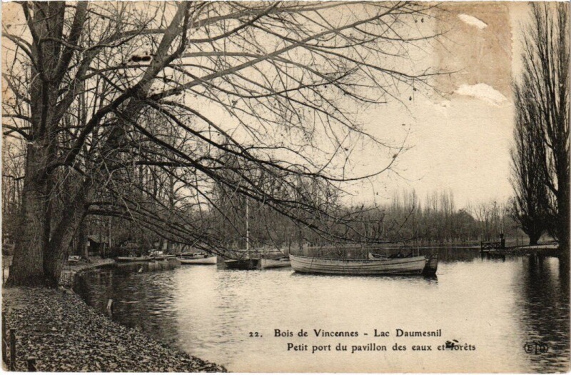 Carte postale ancienne Vincennes Lac Daumesnil à Vincennes