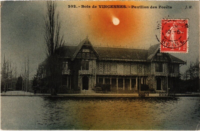 Carte postale ancienne Vincennes Pavillon des Forets à Vincennes