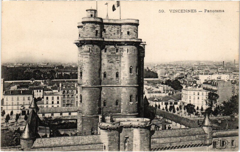 Carte postale ancienne Vincennes panorama à Vincennes
