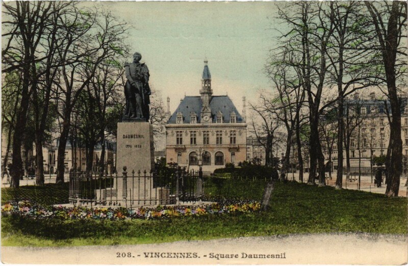 Carte postale ancienne Vincennes Square Daumesnil à Vincennes