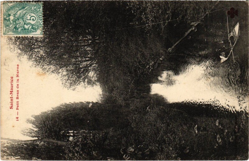 Carte postale ancienne St Maurice Petit Bords de la Marne