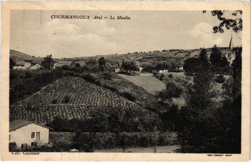 Carte postale ancienne Courmangoux Le Moulin France à Courmangoux