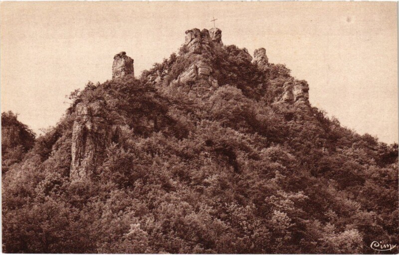 Carte postale ancienne Torcieu Rochers des Moines France à Torcieu
