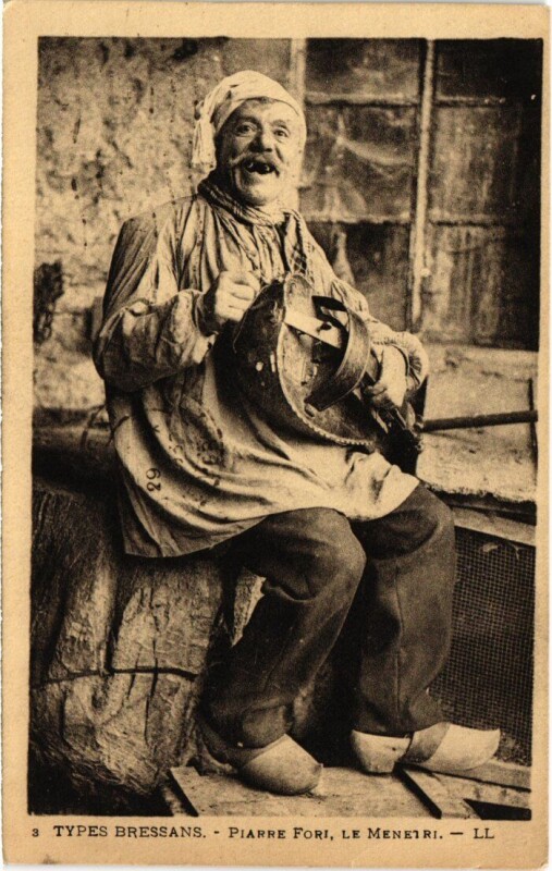 Carte postale ancienne Types Bressans France