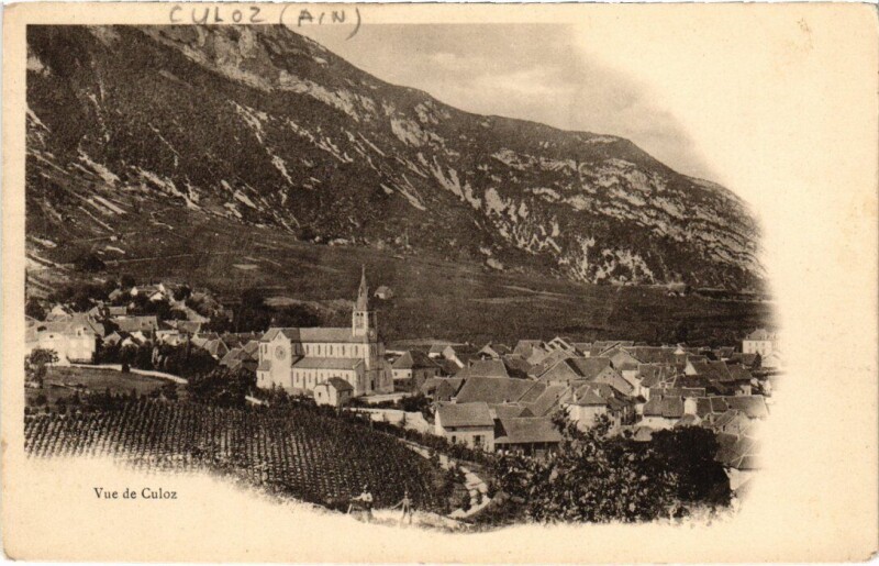 Carte postale ancienne Vue de Culoz France à Culoz