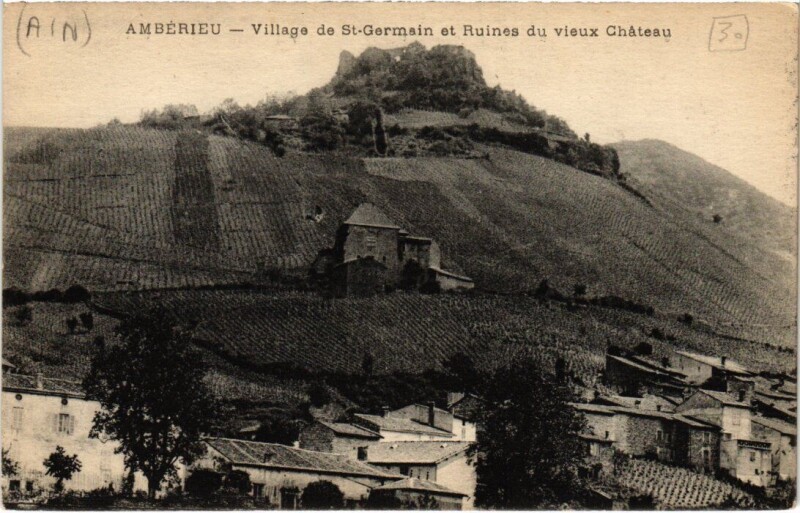 Carte postale ancienne Amberieu Village de St.Germain France