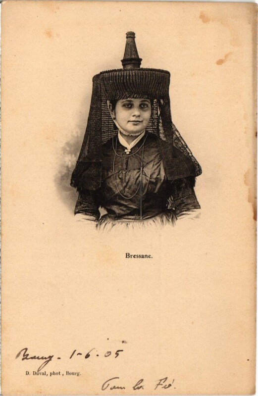 Carte postale ancienne Bressane France