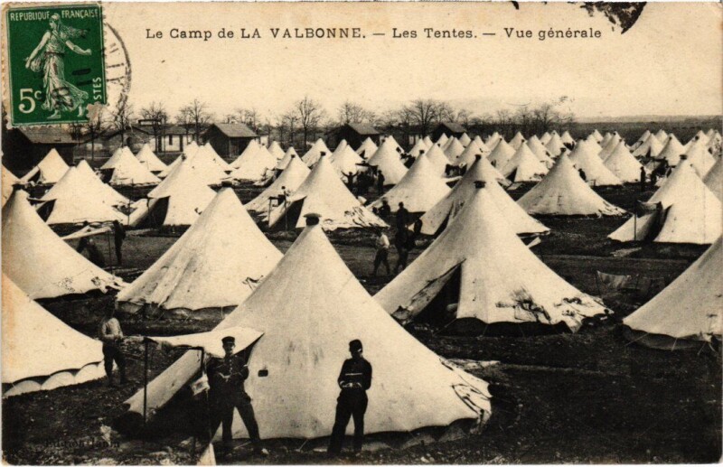 Carte postale ancienne La Valbonne Les Tentes, Vue Generale France