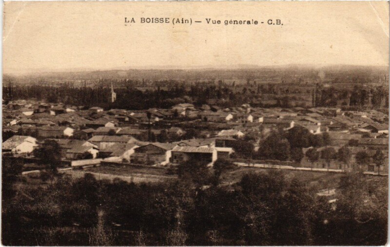 Carte postale ancienne La Boisse Vue Generale France à La Boisse