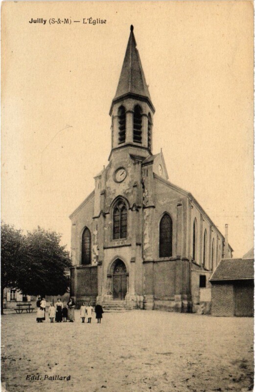 Carte postale ancienne Juilly Eglise à Juilly