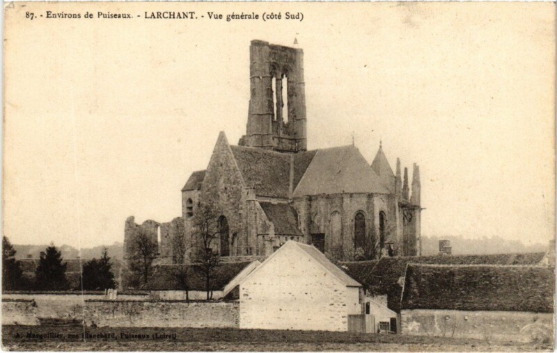 Carte postale ancienne Larchant Vue Generale à Larchant
