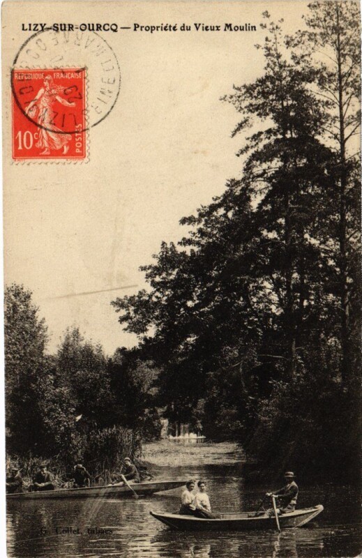 Carte postale ancienne Lizy-sur-Ourcq Propriete du Vieux Moulin à Lizy-sur-Ourcq