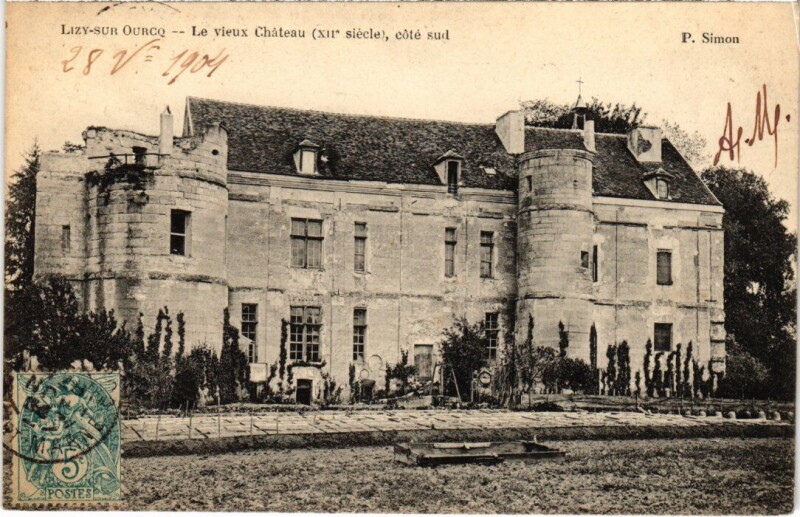 Carte postale ancienne Lizy-sur-Ourcq Le Vieux Chateau à Lizy-sur-Ourcq