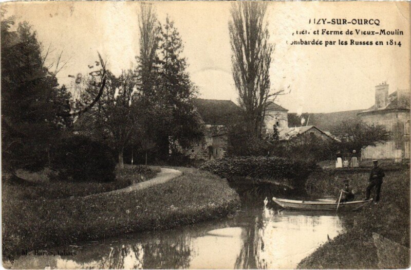 Carte postale ancienne Lizy-sur-Ourcq Propriete et Ferme du Vieux Moulin à Lizy-sur-Ourcq