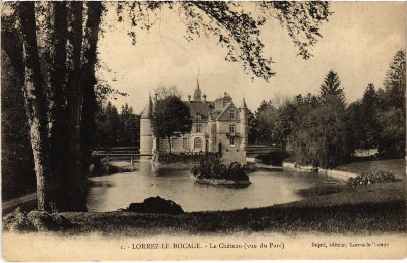 Carte postale ancienne Lorrez-le-Bocage Le Chateau