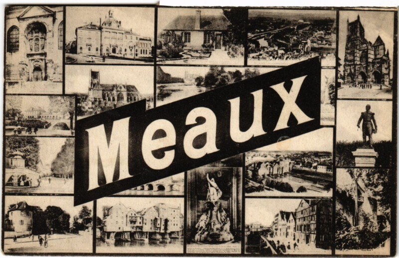 Carte postale ancienne Meaux Scenes à Meaux
