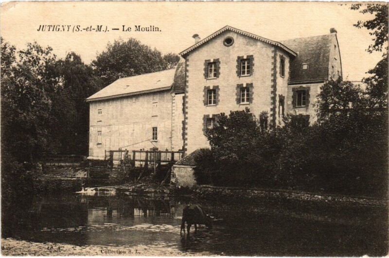 Carte postale ancienne Jutigny Le Moulin à Jutigny