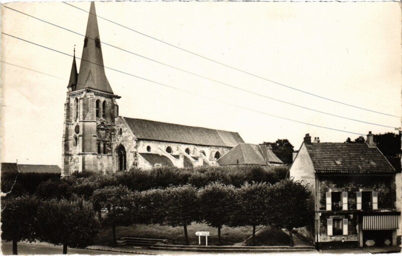 Carte postale ancienne Mitry-Mory Eglise à Mitry-Mory