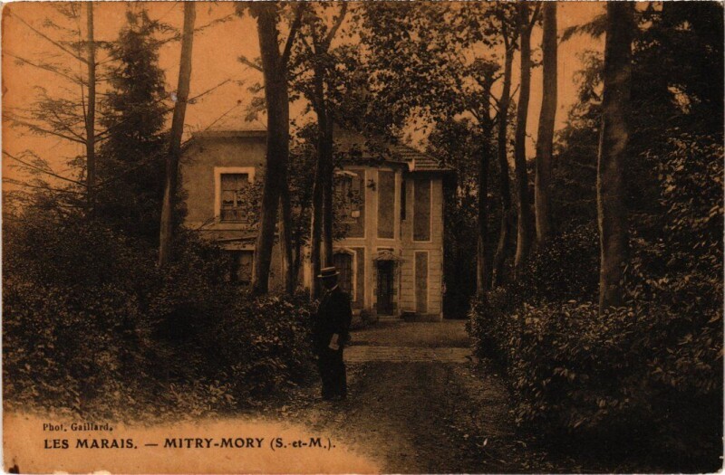 Carte postale ancienne Mitry-Mory Les Marais à Mitry-Mory