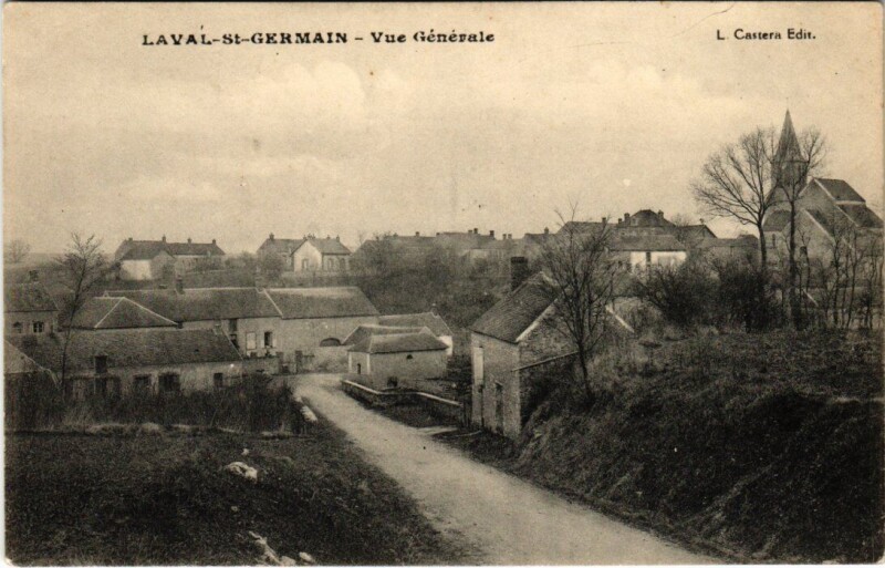 Carte postale ancienne Laval-Saint-Germain Vue Generale