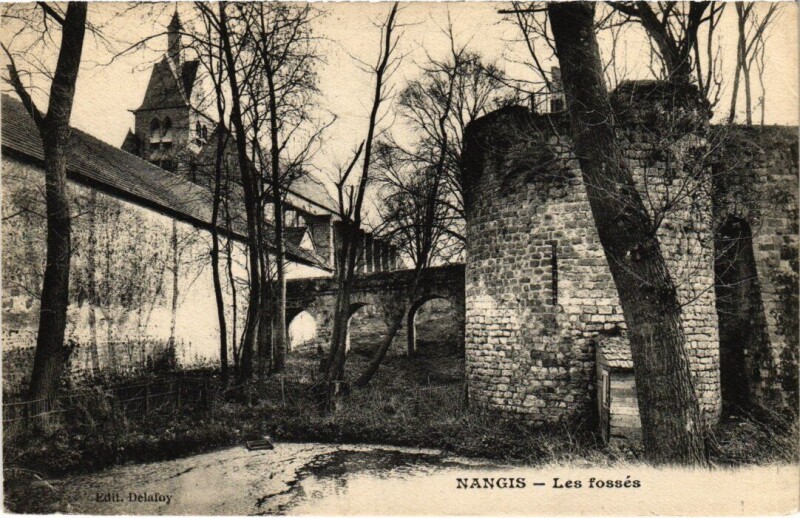 Carte postale ancienne Nangis Les Fosses à Nangis