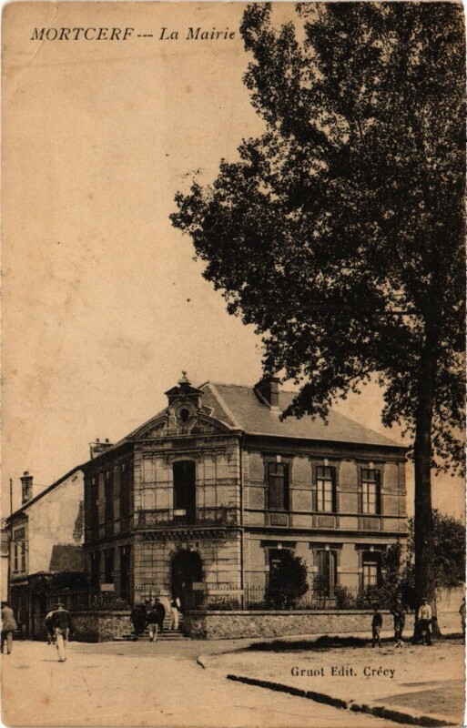 Carte postale ancienne Montcerf La Mairie