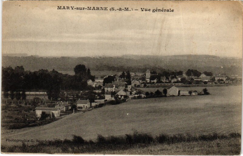 Carte postale ancienne Mary-sur-Marne Vue Generale à Mary-sur-Marne