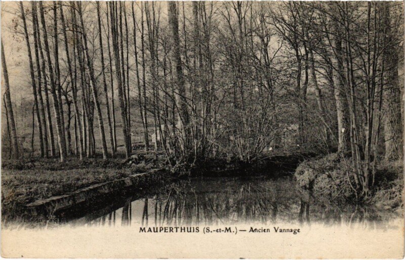 Carte postale ancienne Mauperthuis Ancien Vannage à Mauperthuis