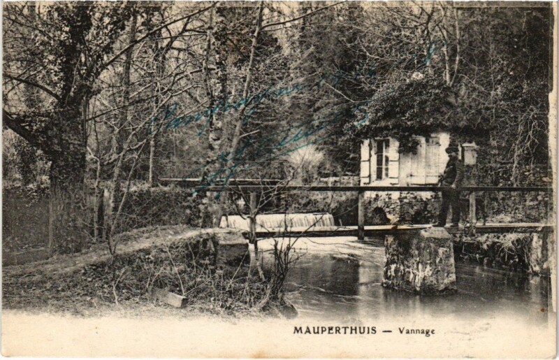 Carte postale ancienne Mauperthuis Vannage à Mauperthuis