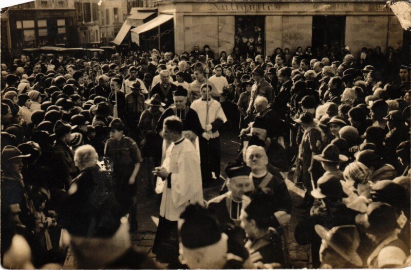 Carte postale ancienne Meaux Religious Celebration - Photo Pc. à Meaux