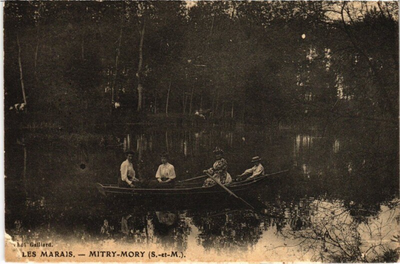 Carte postale ancienne Mitry-Mory Les Marais à Mitry-Mory