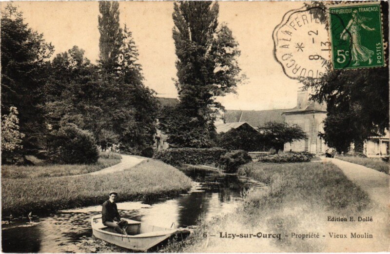Carte postale ancienne Lizy-sur-Ourcq Propriete - Vieux Moulin à Lizy-sur-Ourcq
