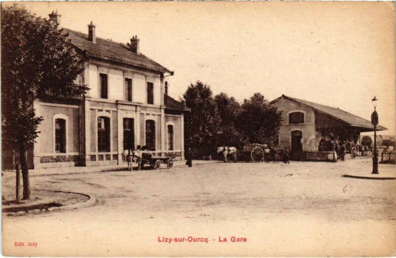 Carte postale ancienne Lizy-sur-Ourcq La Gare à Lizy-sur-Ourcq