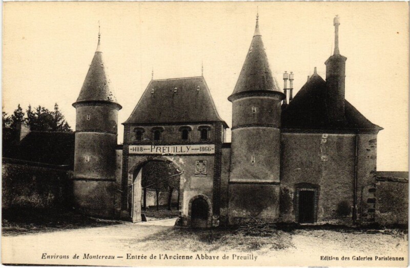 Carte postale ancienne Environs de Montereau-Fault-Yonne Ancienne Abbaye de Preuilly à Montereau-Fault-Yonne