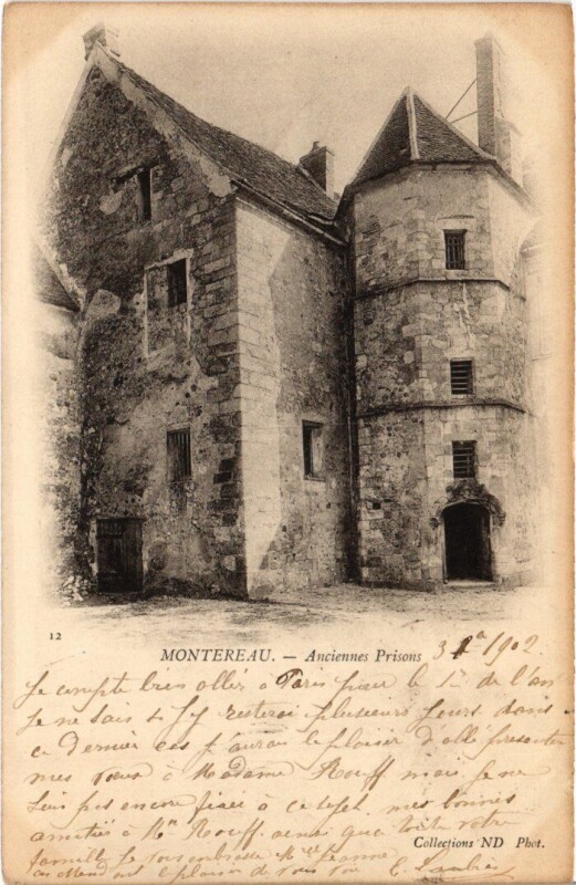 Carte postale ancienne Montereau-Fault-Yonne Anciennes Prisons à Montereau-Fault-Yonne