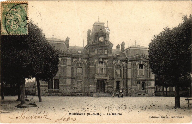 Carte postale ancienne Mormant La Marie à Mormant