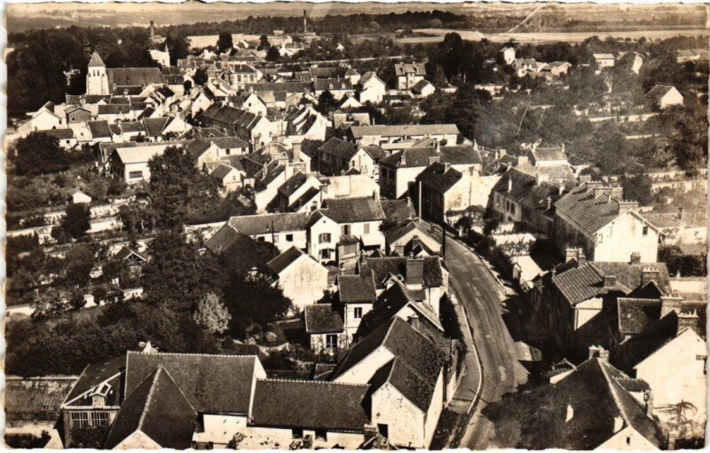 Carte postale ancienne Mortcerf Vue Generale à Mortcerf