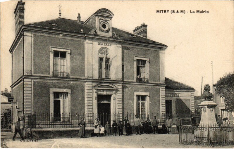Carte postale ancienne Mitry La Mairie