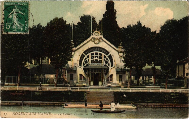 Carte postale ancienne Nogent sur Marne Casino Tanton à Nogent-sur-Marne