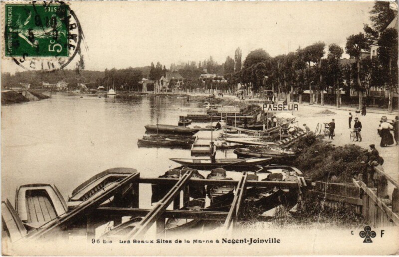 Carte postale ancienne Nogent sur Marne Les beaux Sites de la Marne à Nogent-sur-Marne