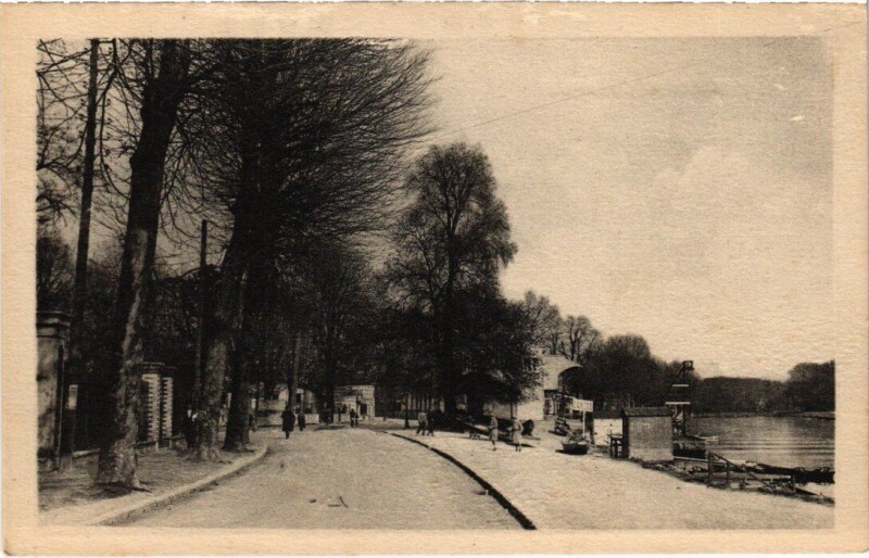 Carte postale ancienne Nogent sur Marne La Marne à Nogent-sur-Marne