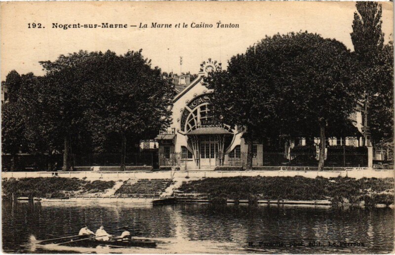 Carte postale ancienne Nogent sur Marne La Marne et le Casino Tanton à Nogent-sur-Marne