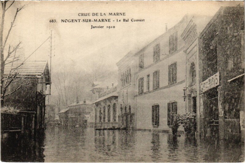 Carte postale ancienne Nogent sur Marne Le Bal Convert à Nogent-sur-Marne