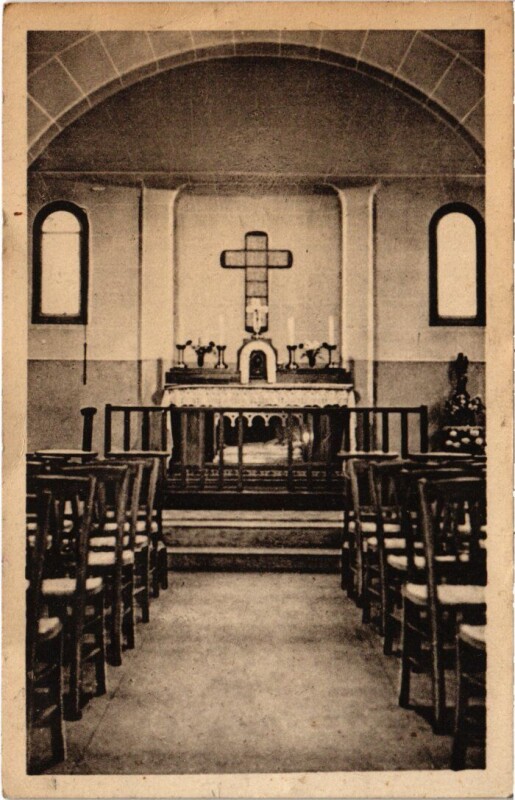 Carte postale ancienne Nogent sur Marne Chapelle Sainte-Anne Sainte-Bernadette à Nogent-sur-Marne